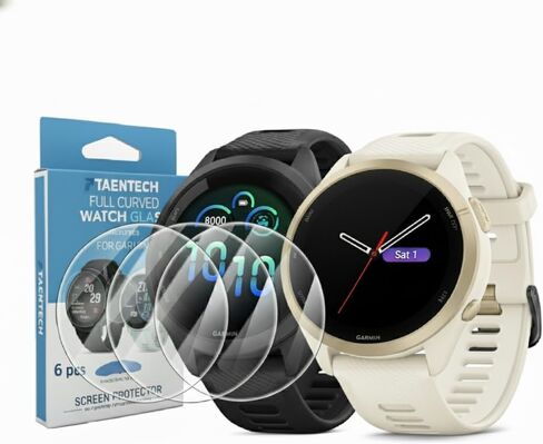 6 Pack Screen Protector for Garmin Vivoactive 6 42mm Easy Install. Smudge Resistant Anti-Scratch Anti-Bubble Clear TPU Film, cleaning kit included in Saudi Arabia