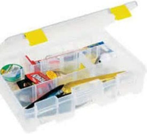 صندوق مقصورة قابل للتعديل من Plano ProLatch StowAway 4-9، 2363001، 11 بوصة طول × 7-1/4 بوصة عرض × 2-3/4 بوصة ارتفاع، شفاف - مجموعة من 2 in Saudi Arabia