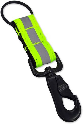 Lightning X Reflective Firefighter Key Chain | Fire Rescue Key Ring Holder for Turnout Gear | Gift for Fireman in Saudi Arabia