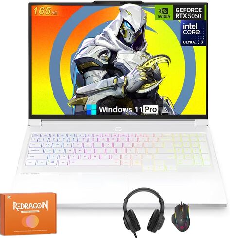 كمبيوتر محمول للألعاب Lenovo Legion 7i OLED، Intel Ultra 7 255HX، شاشة 16 بوصة 2.5k 165 هرتز 500 شمعة في المتر المربع، NVIDIA GeForce RTX 5060، ذاكرة الوصول العشوائي DDR5 سعة 32 جيجابايت، 2 تيرابايت SSD، Wi-Fi 7، لوحة مفاتيح بإضاءة خلفية، Windows 11 Pro،  in Saudi Arabia