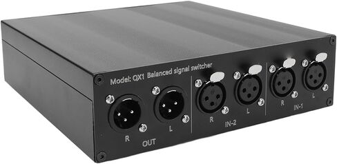 Gugxiom XLR Audio، 2 في 1 Out، صندوق اختيار، لاستريو HiFi، مشغل CD DVD، مكبرات الصوت in Kuwait