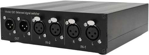 Gugxiom XLR Audio، 2 في 1 Out، صندوق اختيار، لاستريو HiFi، مشغل CD DVD، مكبرات الصوت in Kuwait