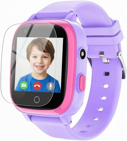 cjc 4G Smart Watch for Kids with GPS Tracker, Globally Applicable, Texting and Calling, Kids Watch for Ages 4-12 - Includes Video Call, Chat, SOS Alerts, App - Fun & Educational Birthday Gift Idea in Saudi Arabia