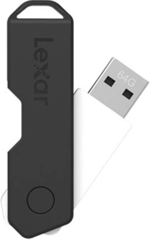 محركات أقراص فلاش Lexar® JumpDrive® TwistTurn2 USB 2.0، سعة 32 جيجابايت، حزمة من 3 محركات أقراص فلاش، LJDTT2-32GABNA3 in Kuwait