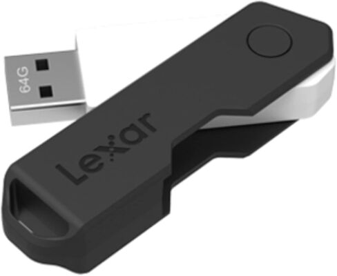 محركات أقراص فلاش Lexar® JumpDrive® TwistTurn2 USB 2.0، سعة 32 جيجابايت، حزمة من 3 محركات أقراص فلاش، LJDTT2-32GABNA3 in Kuwait