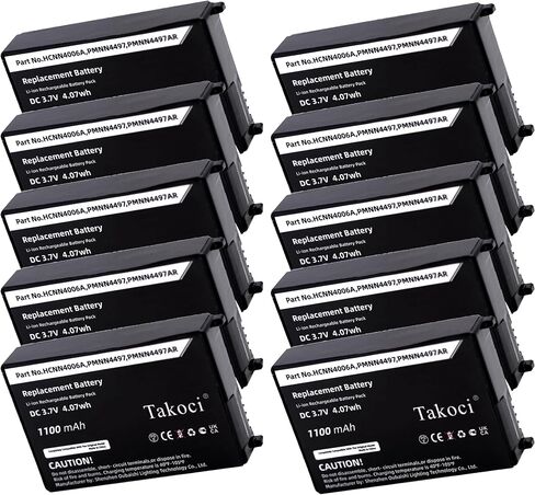 (10/حزمة) بطارية بديلة لموتورولا CLS1100 CLS1410 CLS1450CB CLS1450CH CLS1000 BAT56557 HCLE4159B PMNN4497 1100mAh in Kuwait