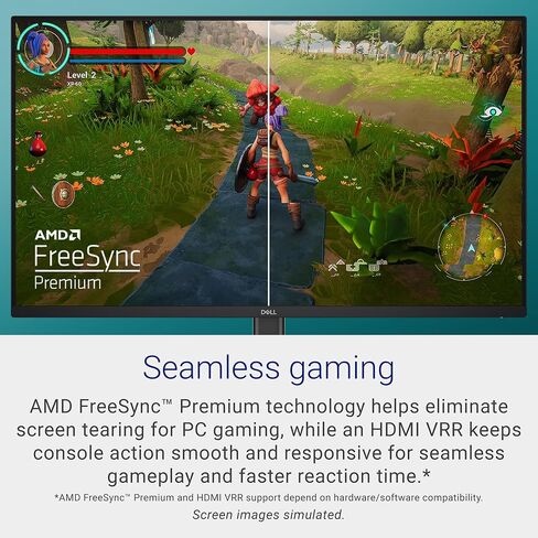 Dell 27 240Hz Gaming Monitor - SE2726HG - 27-inch FHD (1920x1080) 240Hz Display, in-Plane Switching (IPS) Technology, AMD FreeSync Premium, TÜV 3-Star, 2X HDMI, DisplayPort 1.4, Tilt in Saudi Arabia