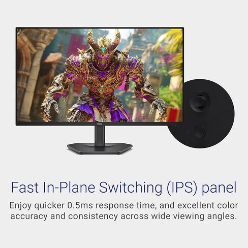 Dell 27 240Hz Gaming Monitor - SE2726HG - 27-inch FHD (1920x1080) 240Hz Display, in-Plane Switching (IPS) Technology, AMD FreeSync Premium, TÜV 3-Star, 2X HDMI, DisplayPort 1.4, Tilt in Saudi Arabia