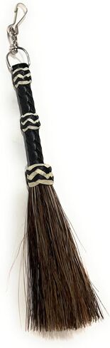 Western Style Leather Horse Hair Keychain, Cowboy Rodeo Horse Quirt Miniature Leather Keychain Collectible in Saudi Arabia