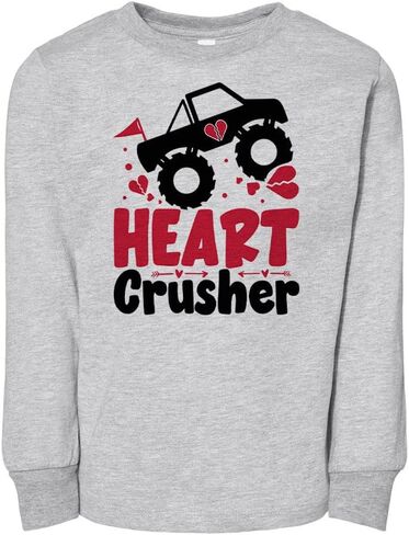 تي شيرت للأطفال الصغار بأكمام طويلة من Heart Crusher in Kuwait