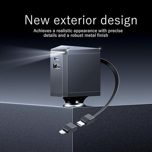 شاحن سيارة USB C، شاحن سريع من النوع C بقوة 217 وات بحد أقصى مع محول سيارة كابل مدمج قابل للسحب ومحول iPhone لسلسلة iPhone 15/14 وSamsung S24/S23 وMacBookPro/Air وiPad والمزيد in Kuwait