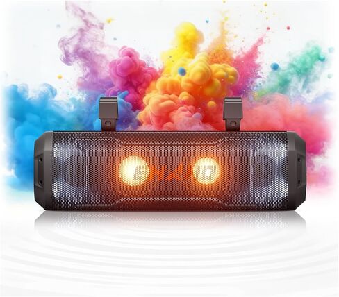 Ehaho 26 Inch 6 Speaker UTV Sound Bar, Bluetooth Golf Cart Speakers [Color Changing RGB & Strobe Light] IP66 Waterproof ATV Speaker System, SXS SoundBar Compatible with Polaris RZR CFmoto Can-Am in Saudi Arabia