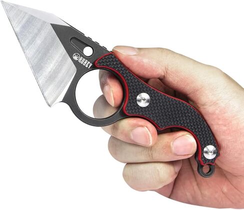 KUBEY Hippocam KU166 Fixed Blade Utility Knife Hand Tool 2.36in D2 Steel Blade with Kydex Sheath in Saudi Arabia