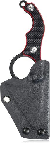 KUBEY Hippocam KU166 Fixed Blade Utility Knife Hand Tool 2.36in D2 Steel Blade with Kydex Sheath in Saudi Arabia