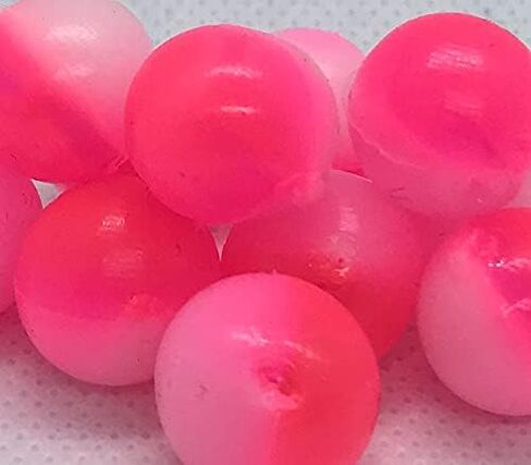 BnR Tackle SBRR16 Soft Beads, 16 mm, 50/50 Red Roe, Neutral Buoyancy, 10/Pack in Saudi Arabia