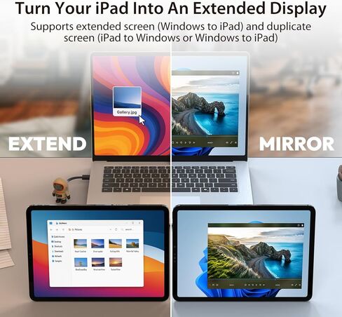 j5create AeroDrop CrossLink Wireless Dongle - Instant Share Files, Photos, Keyboard, Mouse, and Screen Between iPhone/iPad/Android and Windows Computer (JUAW22) in Saudi Arabia