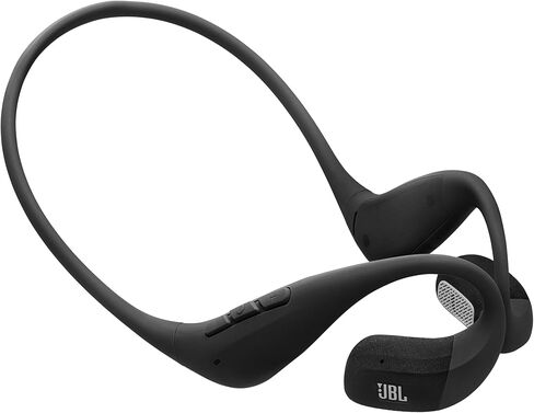JBL Endurance Pace - Open-Ear Sport Headphones with Memory Wire Neckband, Water & dust Proof (IP68), 2 beamforming mics, up to 10 Hours of Music, Hands-Free Calls and Music Management (Black/Grey) in Saudi Arabia