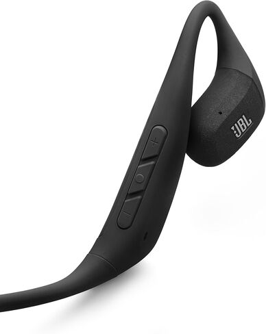 JBL Endurance Pace - Open-Ear Sport Headphones with Memory Wire Neckband, Water & dust Proof (IP68), 2 beamforming mics, up to 10 Hours of Music, Hands-Free Calls and Music Management (Black/Grey) in Saudi Arabia