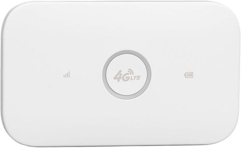 4G LTE Mobile Hotspot 300Mbps Fast Portable WiFi Device for Travelers Ideal for Home Office Work White in Saudi Arabia