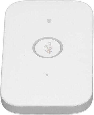 4G LTE Mobile Hotspot 300Mbps Fast Portable WiFi Device for Travelers Ideal for Home Office Work White in Saudi Arabia