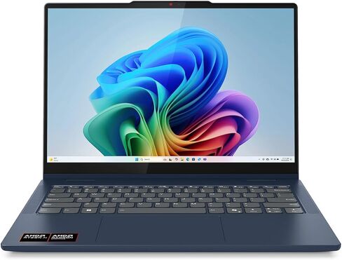 Lenovo IdeaPad 5 14AKP10 83KT002QUS شاشة لمس 14 بوصة قابلة للتحويل Copilot+ PC 2 في 1 نوت بوك - WUXGA - 60 هرتز - AMD Ryzen AI 5 340-16 جيجابايت - 1 تيرابايت SSD - لوحة مفاتيح إنجليزية - أزرق كوزميك - شريحة AMD - 1920 × in Kuwait