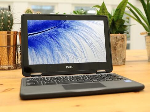 كمبيوتر محمول للأعمال Dell Chromebook 3100 2 في 1، كمبيوتر محمول بشاشة لمس 11.6 بوصة، Intel Celeron N4000، ذاكرة الوصول العشوائي 4 جيجابايت، 32 جيجابايت eMMC، نظام تشغيل Chrome (متجدد) in Kuwait