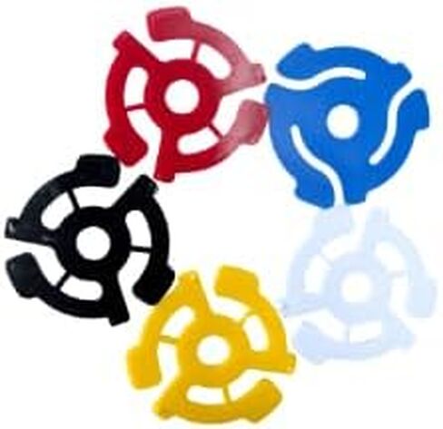 45 RPM Record Adapter Insert, Vinyl Center Hole Adapters, 5 in Kuwait