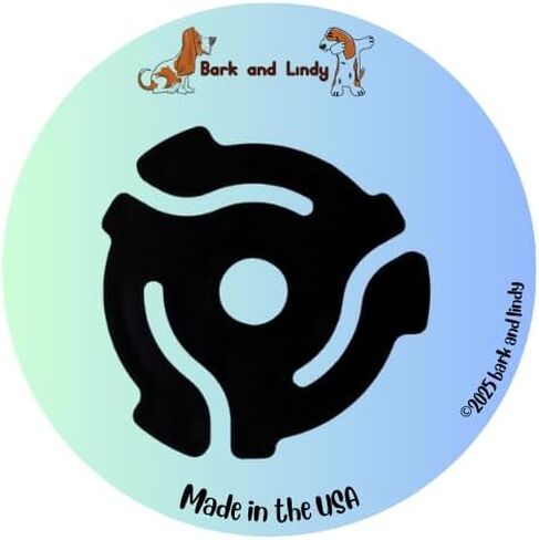 45 RPM Record Adapter Insert, Vinyl Center Hole Adapters, 5 in Kuwait