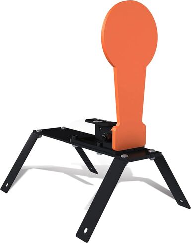 ATFLBOX 3/8" AR500 12.8'' Classic Popper Steel Shooting Target with Stand, 6'' Plate Auto Reset Target for Shooting Range, Suitable for Pistol, Rifle, Handgun, Shotgun, Rimfire in Saudi Arabia