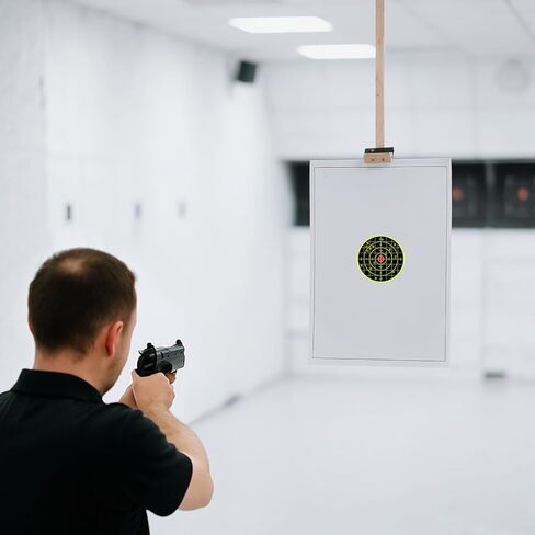 Anwyll Shooting Splatter Targets Stickers - 100Pcs 6'' Targets for Shooting Range Reactive Paper Shooting Target Adhesive Shoot and See Target for BB Pellet Gun Pistol Airsoft Rifle Shoot Practice in Saudi Arabia