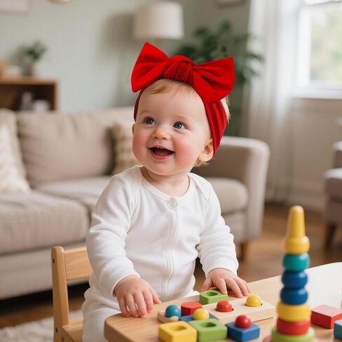 LemonSpace Handmade Baby Headband Bows for Newborn Kids Classic color Black | Baby Girls Bows Stretchy Comfortable Hair Accessories for Newborn Infant Toddler Kids,Trendy and Classic Designs in Saudi Arabia
