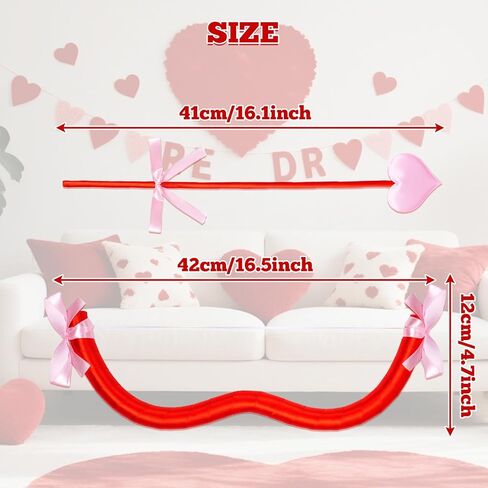 Jmkcoz Cupid Bow and Arrow Set Halloween Cupid Costume Accessories for Women Valentines Day Cosplay Dress Up Props in Saudi Arabia