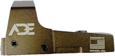 Ade Advanced Optics RD3-006B Green Dot Sight للمسدس المتوافق مع لوحة / شريحة نقطة حمراء للطبيب - FDE / TAN لون الجسم in Kuwait