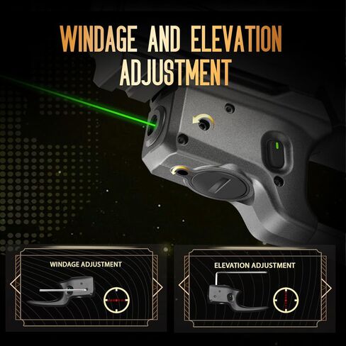 WARRIORLAND Trigger Laser يناسب Sig Sauer P320 Compact M18 & P320 بالحجم الكامل M17، أول شعاع أخضر مع مؤشر الطاقة، P320 Trigger Guard Laser مع مفتاح تشغيل/إيقاف يمكن استخدامه بكلتا اليدين، WLS-112G in Kuwait
