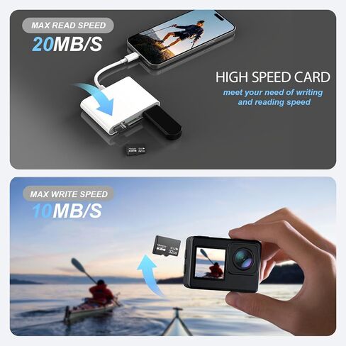 Micro SD Card 32GB SDHC V30 U3, Class 10 High Speed Memory Card for 4K Video Recording, Camera, Action Cam, Drone, Dash Cam in Saudi Arabia