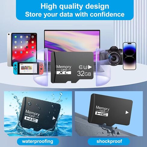 Micro SD Card 32GB SDHC V30 U3, Class 10 High Speed Memory Card for 4K Video Recording, Camera, Action Cam, Drone, Dash Cam in Saudi Arabia