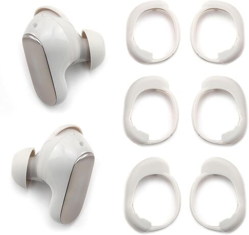 Replacement Ear Tips for Bose QuietComfort Ultra Earbuds Ultra 1&2, Anti-Slip Silicone Wingtip Covers Eartip Accessories, 3 Pairs of Stability Bands (Black, Assorted S/M/L) in Saudi Arabia