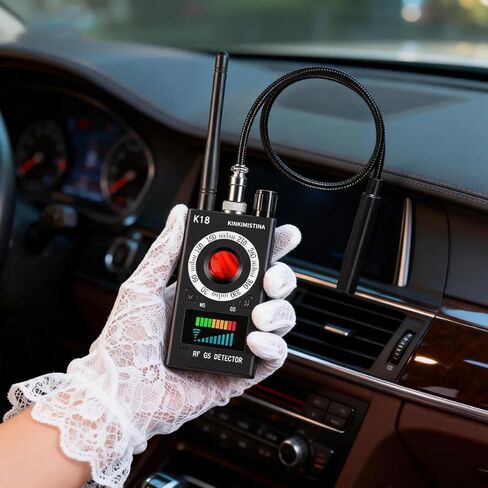 أجهزة كشف الكاميرا الخفية، أجهزة كشف الكاميرات المضادة للتجسس، أجهزة كشف تعقب GPS، أجهزة كشف الأجهزة المخفية للمركبات الترفيهية والفنادق والحمامات والمنازل والمكاتب (أسود) in Kuwait