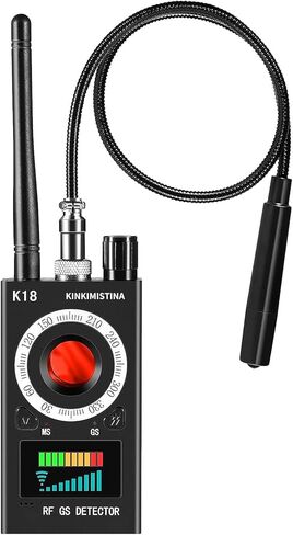 أجهزة كشف الكاميرا الخفية، أجهزة كشف الكاميرات المضادة للتجسس، أجهزة كشف تعقب GPS، أجهزة كشف الأجهزة المخفية للمركبات الترفيهية والفنادق والحمامات والمنازل والمكاتب (أسود) in Kuwait