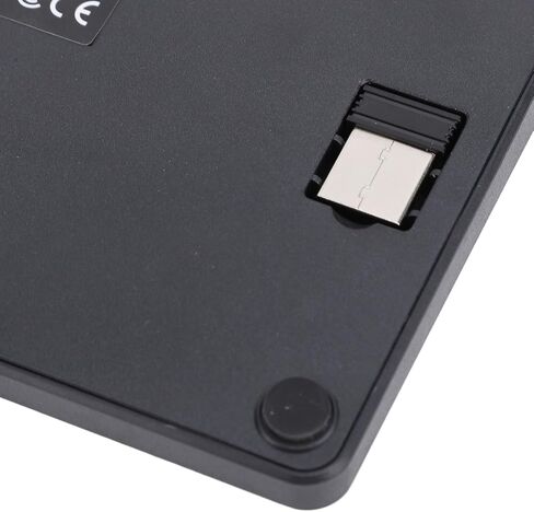 Zunate 2.4G 35 Keys Keypad USB Keypad for Laptop, Portable Wireless Number Pad, Wireless Numeric Keypad 35 Keys, Portable Keyboard Extensions with BT5.0 and BT3.0 (Black) in Kuwait