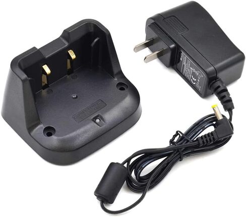 Fumei SBH-28 شاحن سطح المكتب السريع لبطارية SBR-24LI متوافق مع Yaesu FT-70 FT-70D FT-70DR جهاز الاتصال اللاسلكي in Saudi Arabia
