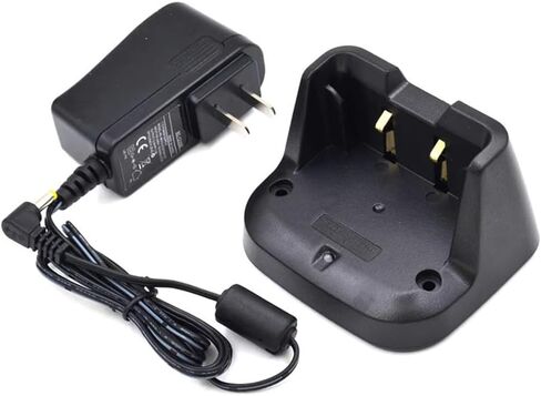Fumei SBH-28 شاحن سطح المكتب السريع لبطارية SBR-24LI متوافق مع Yaesu FT-70 FT-70D FT-70DR جهاز الاتصال اللاسلكي in Saudi Arabia