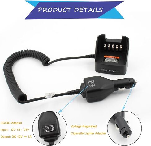 KVC-14 KSC-25 Travel Charger Fit for Radio TK-3170 TK-2170 TK-3173 TK-2173 TK-3360 TK-2360 NX-220 NX-3200 NX-3300 NX-3220 NX-3320, KNB-56N KNB-57L KNB-78L Battery Car Charger in Saudi Arabia