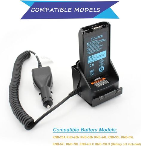 KVC-14 KSC-25 Travel Charger Fit for Radio TK-3170 TK-2170 TK-3173 TK-2173 TK-3360 TK-2360 NX-220 NX-3200 NX-3300 NX-3220 NX-3320, KNB-56N KNB-57L KNB-78L Battery Car Charger in Saudi Arabia