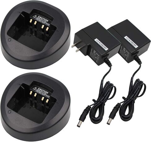2-Pack CD-58 Charger for Vertex YAESU VX-261 VX-260 EVX-231 EVX-261 EVX-534 EVX-531 Series FNB-V133Li FNB-V134Li FNB-V138Li in Saudi Arabia