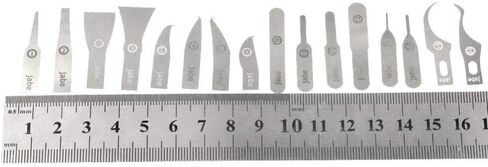 16Pcs IC Chip Repair Thin Cutter Blade Tool CPU Remover for iPhone Processors in Saudi Arabia