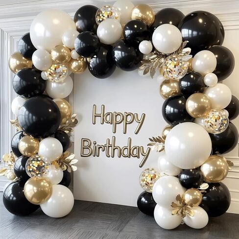 Emerald Green Pearl White Gold Balloons Kit ، مزدوج محشو بالأخضر الداكن الرمال البيضاء البيج البيج الذهبية بوبو البالونات لعيد ميلاد الطفل دش الغابة غابة سفاري الحفلة in Kuwait