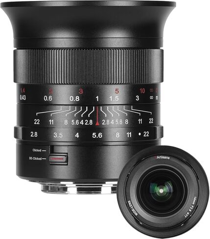 7artisans 14mm F2.8 Camera Lens Ultra Wide Angle Full Frame Prime Mirrorless Lens,116° Field View and 10 Aperture Blades for Portraiture,Street Photography,Humanistic (for L Mount) in Saudi Arabia