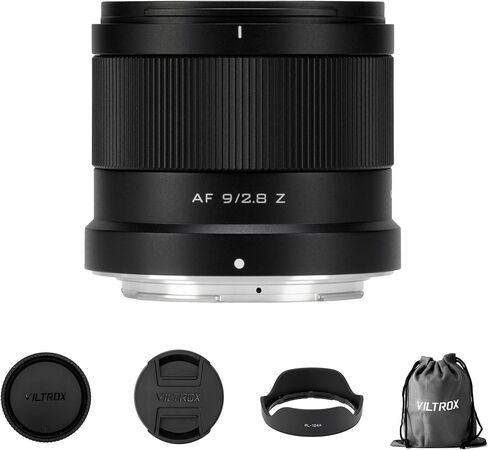 عدسة VILTROX 9 مم F2.8 Z لـ Nikon Z-Mount، عدسة رئيسية APS-C ذات زاوية واسعة جدًا للتركيز التلقائي متوافقة مع كاميرات Nikon Z-Mount Z5 Z50 Z50II Z6 Z6II Z7 Z7II Z30 Z9 Z8 ZF Z6III ZFC in Kuwait