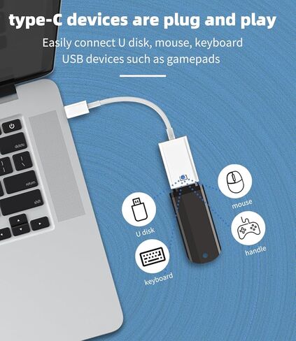 محول USB C إلى USB كابل OTG 3.0 لهاتف iPhone 16 15 متوافق مع Samsung Galaxy S24 لأجهزة iPad Android Type C USB-A محول الكمبيوتر اللوحي MacBook موصل نقل البيانات كاميرا لوحة المفاتيح Thunderbolt Dongle in Saudi Arabia